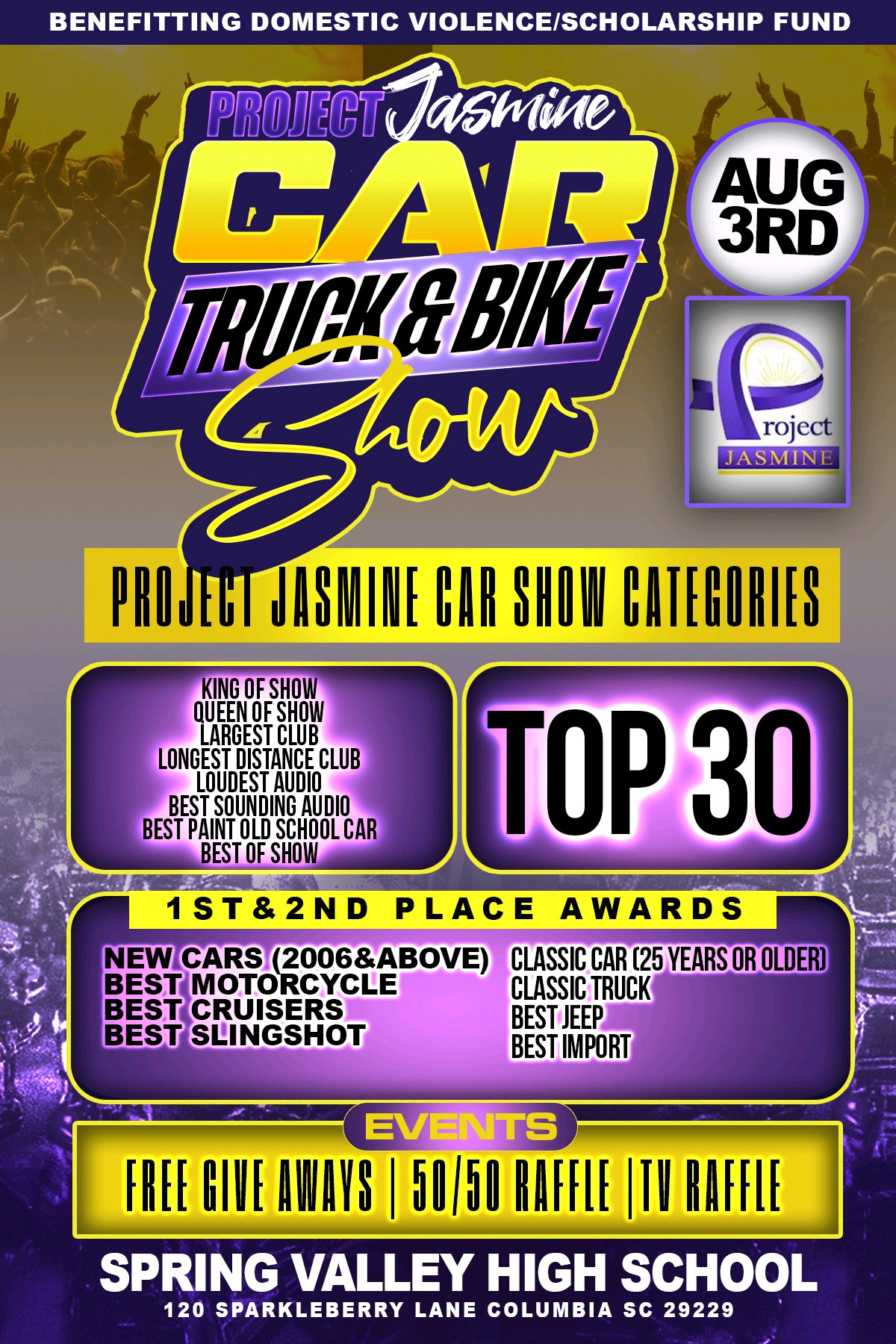 Project Jasmine Car Truck and Bike Show